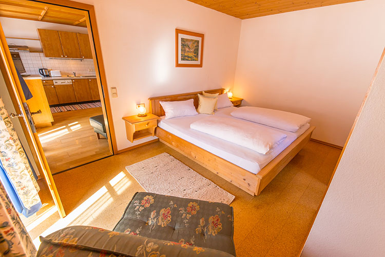 Schlafraum, Ferienwohnung Neunerhof